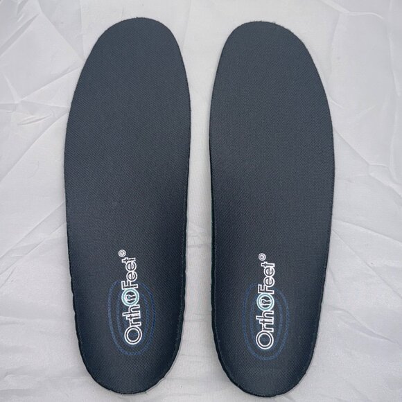 Orthofeet Mens Shoes Wide Fit US Size 11 2E White Leather Lace-Up Supportive - Picture 9 of 11